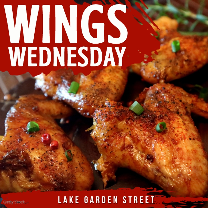 Chicken Wings Template PosterMyWall