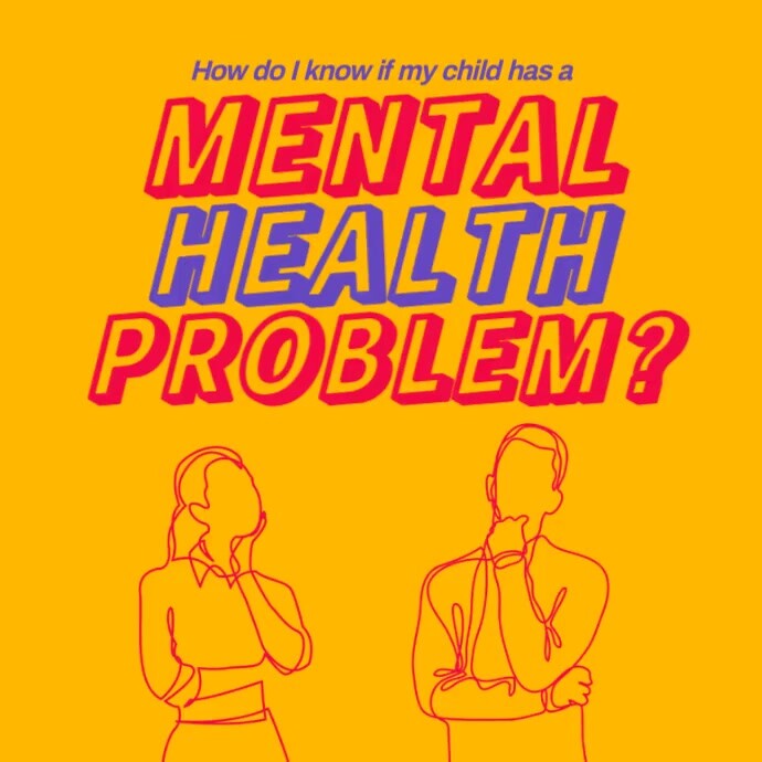Child's Mental Health Problems Post Template | PosterMyWall