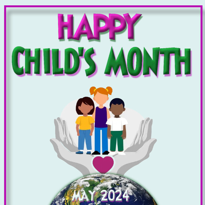Child's Month Template | PosterMyWall