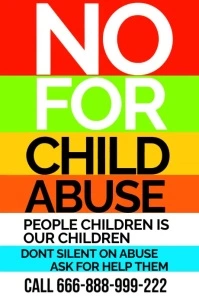 Child Abuse Poster Templates Póster