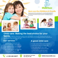 child care center instagram post Square (1:1) template