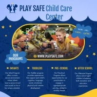 Child Care Center Instagram Video Square (1:1) template
