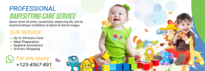 Kids Care Center Ad Tumblr banner Ibhana le-Tumblr template
