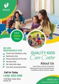child daycare A4 template