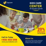 child daycare Quadrado (1:1) template