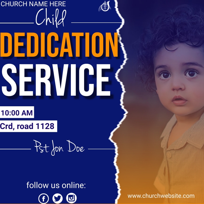 Copy of Child dedication (1) | PosterMyWall