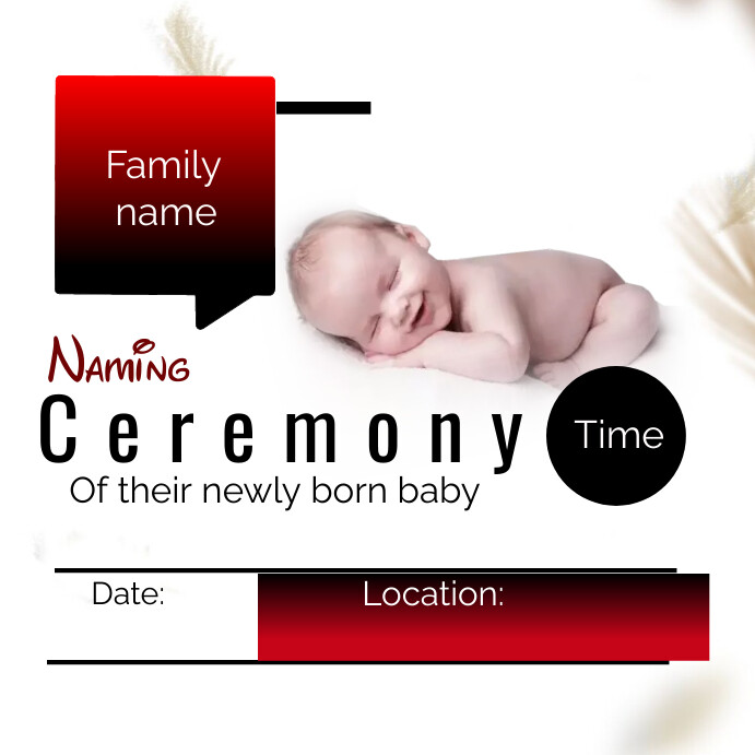 Dedication Posts Child dedication Template | PosterMyWall