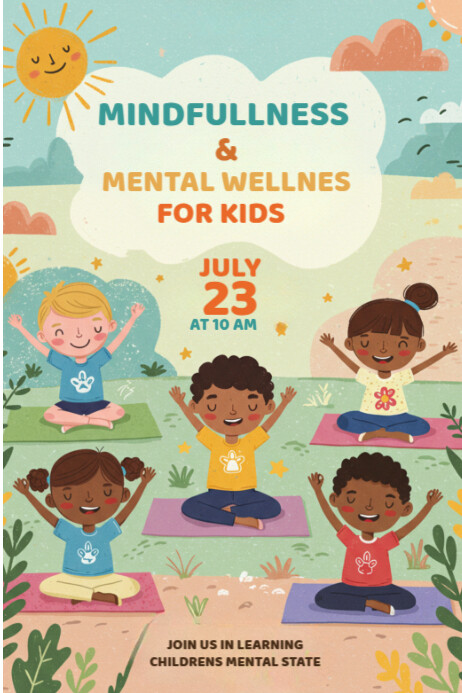 Child Development Event Poster template