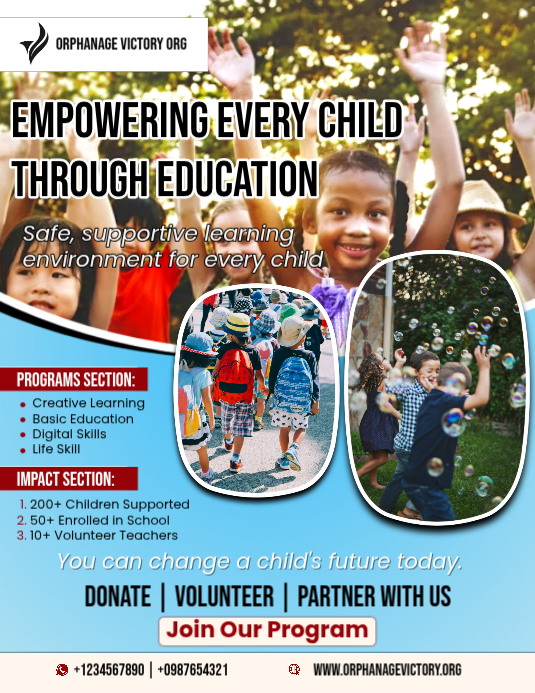 Child Education Program Flyer Template | PosterMyWall
