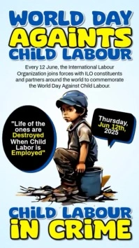 Child Labour Ads Instagram Reel template
