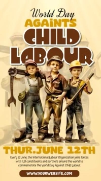 Child Labour Ads Instagram Reel template