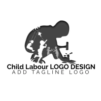 Child Labour Logo template
