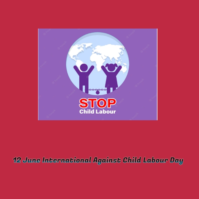 child labour Logo template