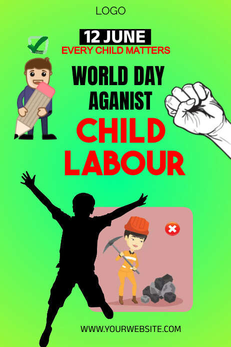 CHILD LABOUR POSTER TEMPLATE | PosterMyWall