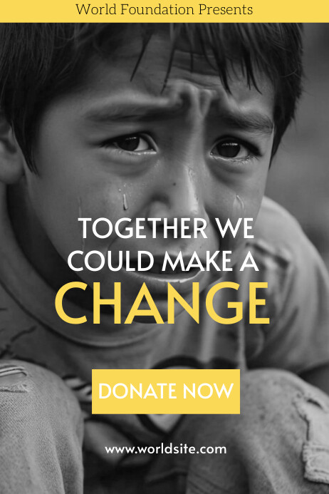Child support Poster template