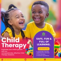 Child Therapy Instagram Post template