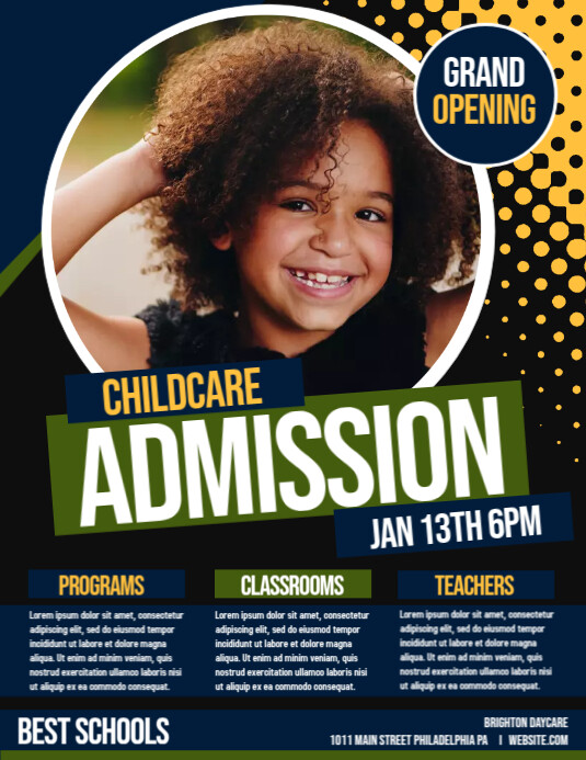 Childcare Template PosterMyWall