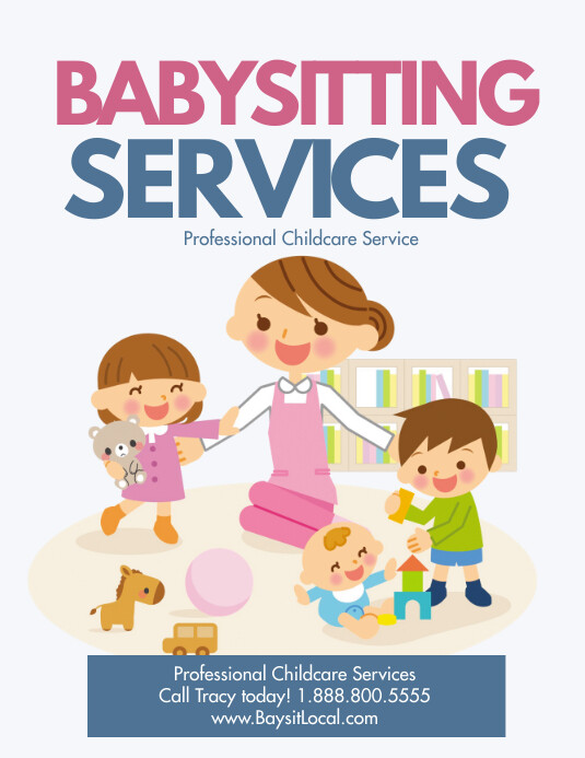 儿童保育模板 Postermywall