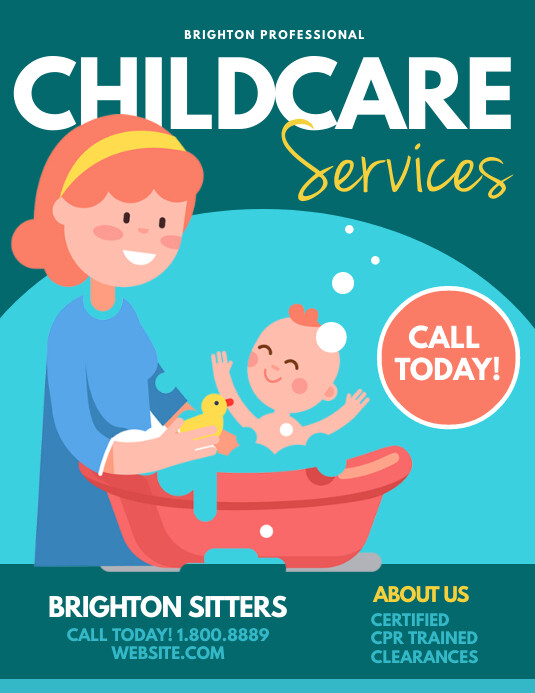 Childcare Template PosterMyWall