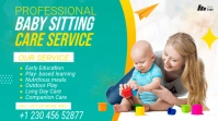 Child care channel photo YouTube-Kanal-Coverfoto template