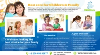 Childcare Flyer Twitter Post template