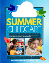 child care flyer template child care flyer template
