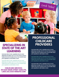 child care flyer template child care flyer template