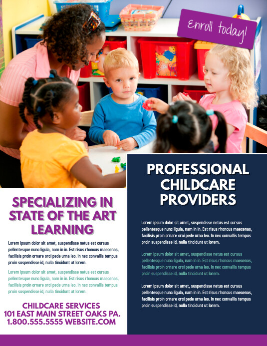 Childcare Template PosterMyWall