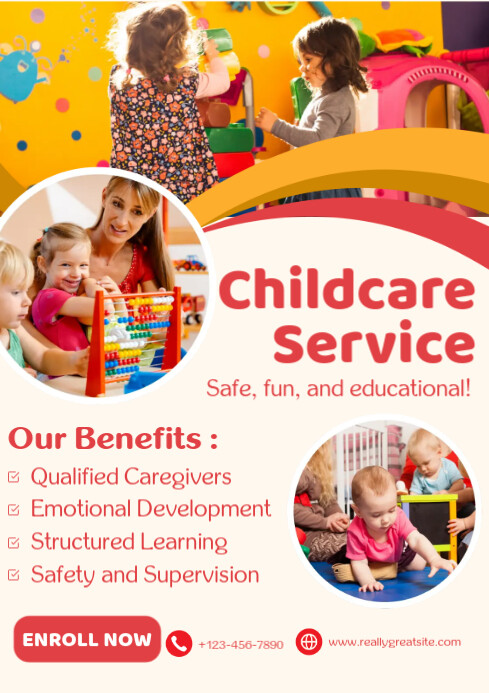Copy of Childcare Service | PosterMyWall