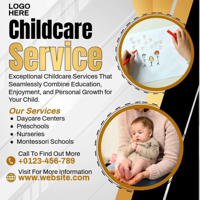 Childcare Services Template | PosterMyWall