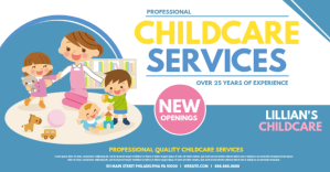 Childcare services ภาพที่แชร์บน Facebook template