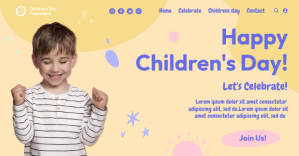 Children's Day Ads Imagem partilhada do Facebook template