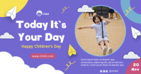 Children's Day Banner Facebook Shared Image template