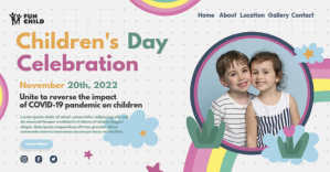 Children's Day Celebration Ads ภาพที่แชร์บน Facebook template