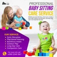 Children's Day care Instagram-Beitrag template