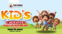 children's service Pantalla Digital (16:9) template