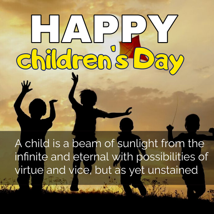 Children's Day Template | PosterMyWall