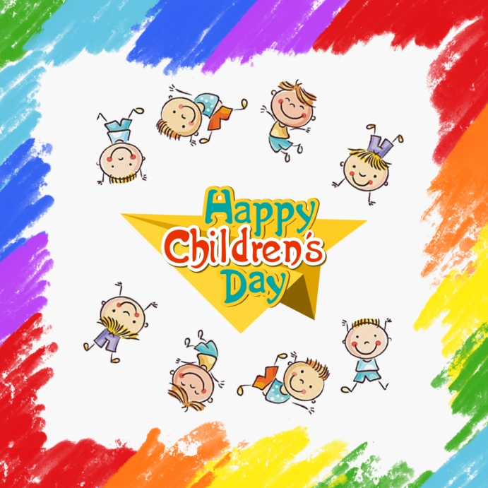 Children's Day Template Kwadrat (1:1)