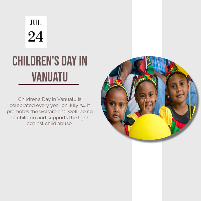 children's day un vanuatu Template | PosterMyWall