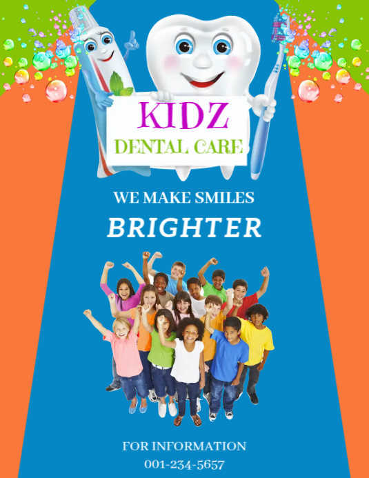 Copy of Children's Dental Care PosterMyWall