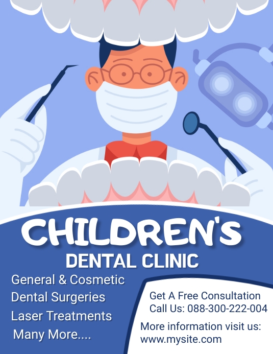 CHILDREN'S DENTAL CLINIC Template PosterMyWall
