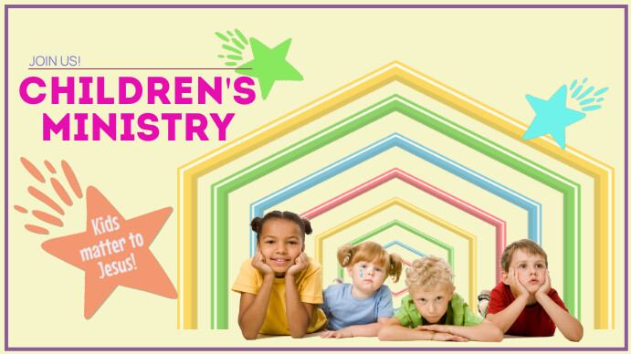 Children's Ministry Digital Display (16:9) template