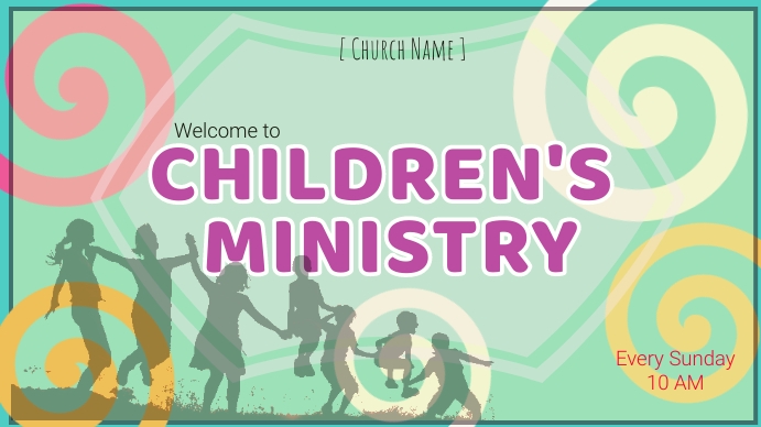 children's ministry Presentation (16:9) template