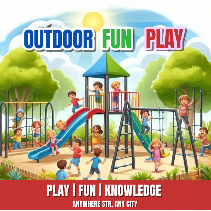 Copy of Children's Outdoor Playground Template | PosterMyWall