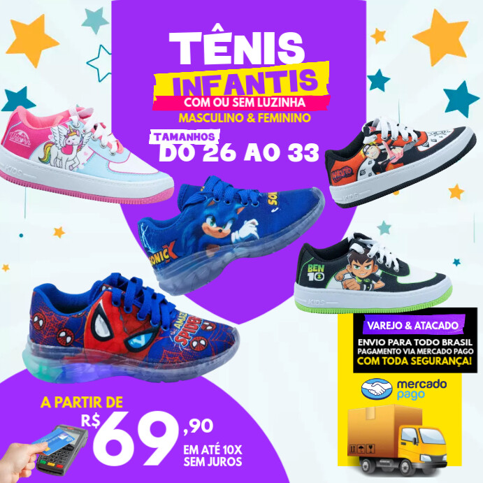 Children S Shoes Template PosterMyWall