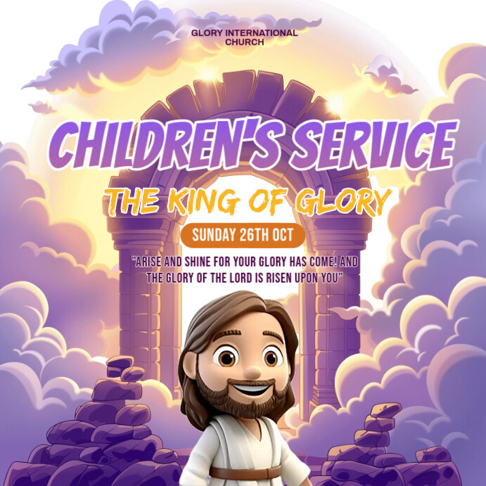 Copy of Children's Sunday Servicde Instagram Post | PosterMyWall