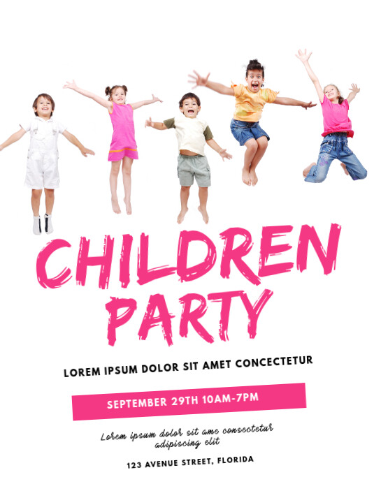Children Day Party Flyer Template PosterMyWall