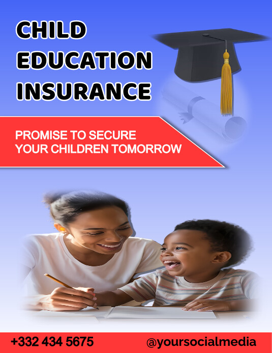 Children education insurance Template | PosterMyWall