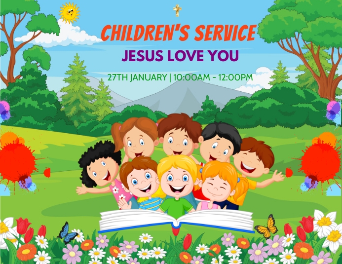 CHILDREN MINISTRY Template PosterMyWall