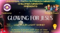 Children Ministry Sunday Service Digital Display (16:9) template